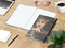 Notizbuch Match-Book RECYCLING Hardcover individuell bedruckt, DIN A4, Lineatur Punktraster, Einband-Material recyceltes Naturpapier