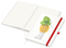 Notizbuch Match-Book RECYCLING Hardcover individuell bedruckt, DIN A4, Lineatur Punktraster, Einband-Material recyceltes Papier matt