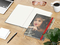 Notizbuch Match-Book RECYCLING Hardcover individuell bedruckt, DIN A4, Lineatur Winkelkaro, Einband-Material recyceltes Naturpapier