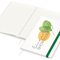 Notizbuch Match-Book RECYCLING Hardcover individuell bedruckt, DIN A4, Lineatur Winkelkaro, Einband-Material recyceltes Papier matt
