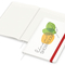 Notizbuch Match-Book RECYCLING Hardcover individuell bedruckt, DIN A4, Lineatur Winkelkaro, Einband-Material recyceltes Papier matt