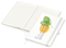 Notizbuch Match-Book RECYCLING Hardcover individuell bedruckt, DIN A4, Lineatur Winkelkaro, Einband-Material recyceltes Papier matt