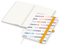 Notizbuch Match-Book RECYCLING Hardcover individuell bedruckt, DIN A5, Lineatur Punktraster, Einband-Material recyceltes Naturpapier