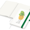Notizbuch Match-Book RECYCLING Hardcover individuell bedruckt, DIN A5, Lineatur Punktraster, Einband-Material recyceltes Papier matt