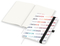 Notizbuch Match-Book RECYCLING Hardcover individuell bedruckt, DIN A5, Lineatur Punktraster, Einband-Material recyceltes Papier matt