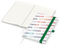 Notizbuch Match-Book RECYCLING Hardcover individuell bedruckt, DIN A5, Lineatur Winkelkaro, Einband-Material recyceltes Naturpapier