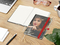Notizbuch Match-Book RECYCLING Hardcover individuell bedruckt, DIN A5, Lineatur Winkelkaro, Einband-Material recyceltes Naturpapier
