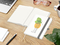 Notizbuch Match-Book RECYCLING Hardcover individuell bedruckt, DIN A5, Lineatur Winkelkaro, Einband-Material recyceltes Papier matt