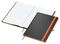 Notizbuch Hardcover Color-Book Ausstattung farbig, DIN A4, Lineatur Winkelkaro, Blindprägung inkl.