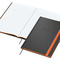 Notizbuch Hardcover Color-Book Ausstattung farbig, DIN A4, Lineatur Winkelkaro, Blindprägung inkl.