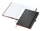 Notizbuch Hardcover Color-Book Ausstattung farbig, DIN A4, Lineatur Winkelkaro, Blindprägung inkl.