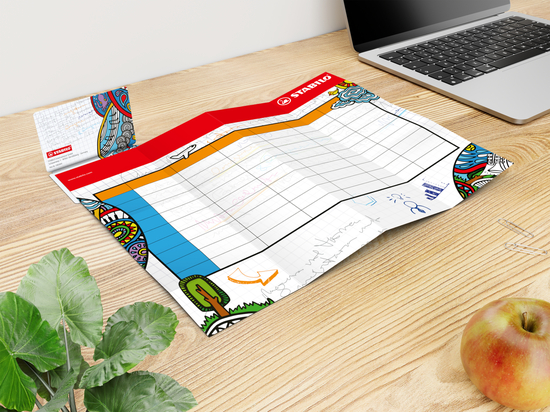 Faltplan Concept-Card Small, 40, gloss-individuell, Offsetdruck