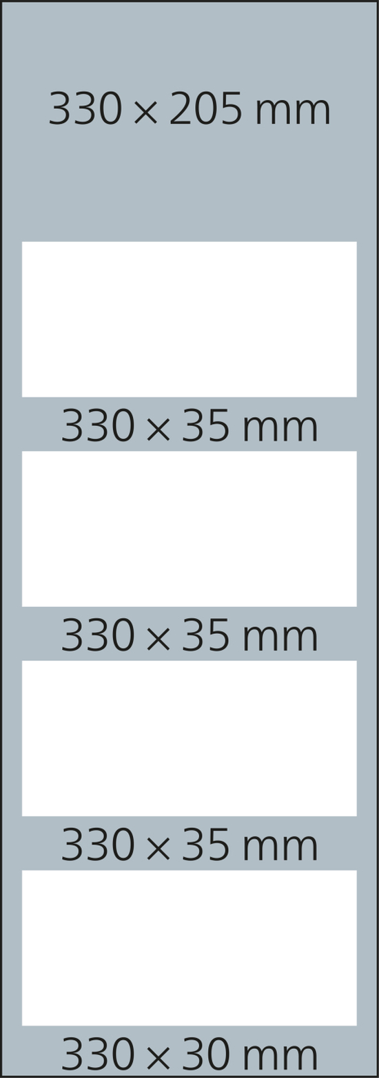 4-Monatskalender Mehrblock Quadro Light 4 mehrsprachig, Länderausgabe Benelux (NL/F/D/GB)