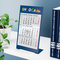 Tischkalender Desktop 3 Color Metallaufsteller farbbeschichtet, Kalendariumslaufzeit 2 Jahre