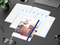 Wochenkalender vorne + Notizen hinten Match-Hybrid Papier-Hardcover, DIN A4, Einband-Material Papier glänzend