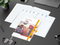 Wochenkalender vorne + Notizen hinten Match-Hybrid Papier-Hardcover, DIN A4, Einband-Material Papier glänzend