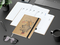 Wochenkalender vorne + Notizen hinten Match-Hybrid Papier-Hardcover, DIN A4, Einband-Material Naturpapier braun