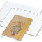 Wochenkalender vorne + Notizen hinten Match-Hybrid Papier-Hardcover, DIN A4, Einband-Material Naturpapier braun