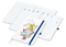 Wochenkalender vorne + Notizen hinten Match-Hybrid Papier-Hardcover, DIN A4, Einband-Material Naturpapier weiß