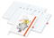 Wochenkalender vorne + Notizen hinten Match-Hybrid Papier-Hardcover, DIN A4, Einband-Material Naturpapier weiß