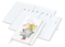 Wochenkalender vorne + Notizen hinten Match-Hybrid Papier-Hardcover, DIN A4, Einband-Material Naturpapier weiß