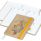 Wochenkalender vorne + Notizen hinten Match-Hybrid Papier-Hardcover, DIN A5, Einband-Material Naturpapier braun