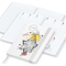 Wochenkalender vorne + Notizen hinten Match-Hybrid Papier-Hardcover, DIN A5, Einband-Material Naturpapier weiß