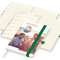 Wochenkalender links + Notizen rechts Match-Hybrid Papier-Hardcover A5, Einband-Material Papier matt