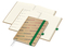Wochenkalender links + Notizen rechts Match-Hybrid Papier-Hardcover A5, Einband-Material Naturpapier braun
