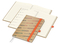 Wochenkalender links + Notizen rechts Match-Hybrid Papier-Hardcover A5, Einband-Material Naturpapier braun