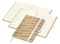 Wochenkalender links + Notizen rechts Match-Hybrid Papier-Hardcover A5, Einband-Material Naturpapier braun