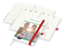 Wochenkalender vorne + Notizen hinten Match-Hybrid RECYCLING Papier-Hardcover A5, Einband-Material recyceltes Naturpapier