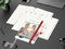 Wochenkalender vorne + Notizen hinten Match-Hybrid RECYCLING Papier-Hardcover A5, Einband-Material recyceltes Papier matt