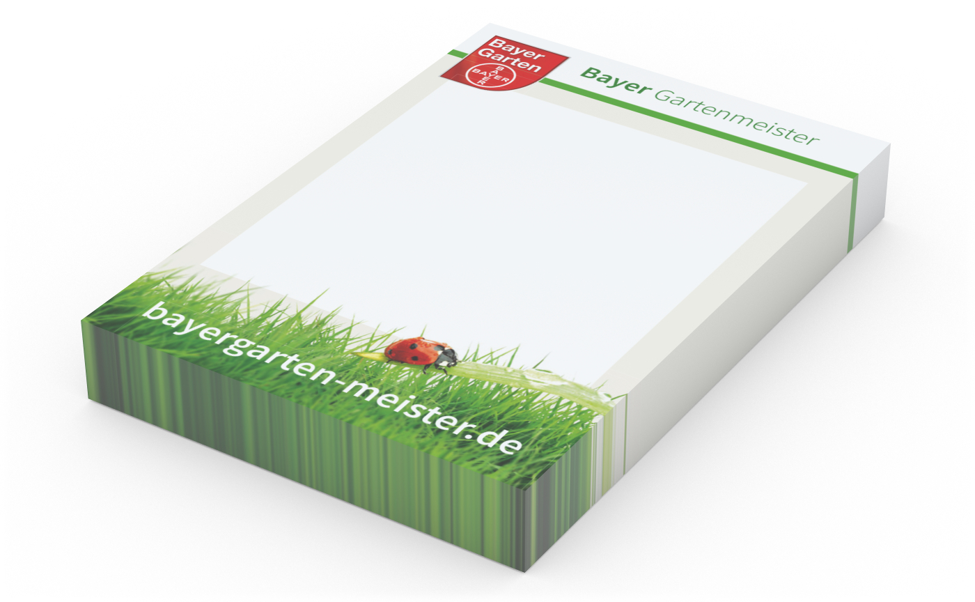 Haftnotizblock Basic 50 × 72 mm Format klein, Blattanzahl 100