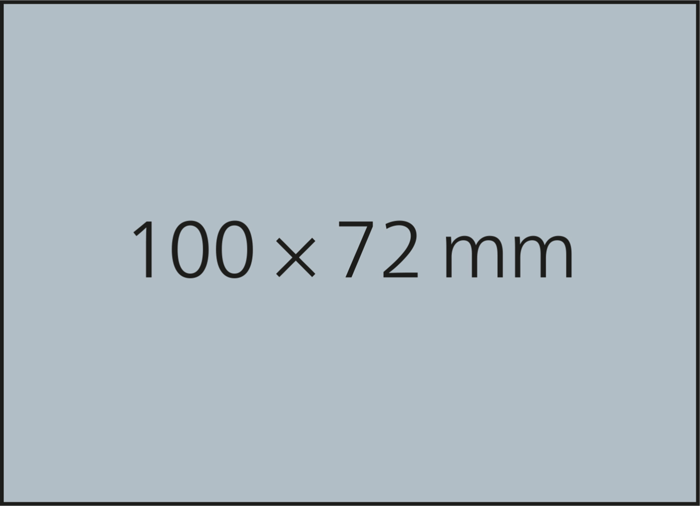 Haftnotizblock Basic 100 × 72 mm Format mittelgroß