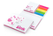 Haftnotiz-Set Budapest Bookcover Individuell, 50/50 Blatt, Color-Farbschnitt