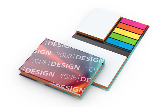 Haftnotiz-Set London Bookcover White Bestseller, 50/50 Blatt, Farbschnitt