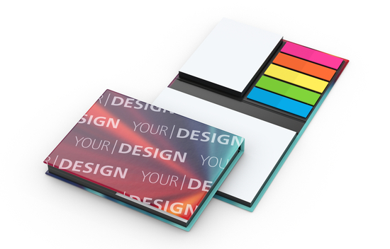 Haftnotiz-Set London Bookcover White Bestseller, 50/50 Blatt, Farbschnitt