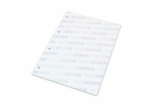 Schreibblock Seiten individuell gestaltbar, Papierformat/Abheftlochung DIN A4 / 4-fach, Blattanzahl 25