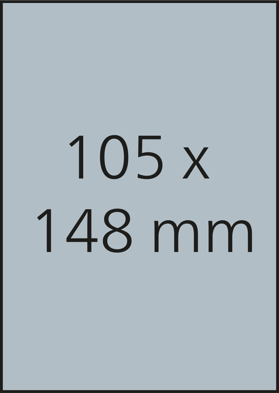Schreibblock Seiten individuell gestaltbar, Papierformat/Abheftlochung DIN A6 / 2-fach, Blattanzahl 100