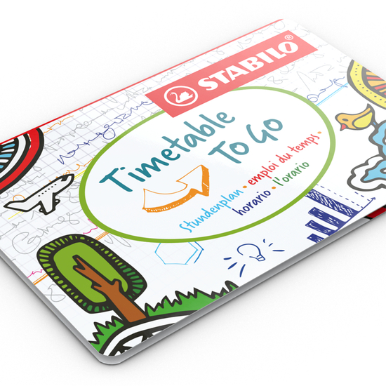Faltplan Concept-Card Small 85 × 55 mm Karton-Umschlag