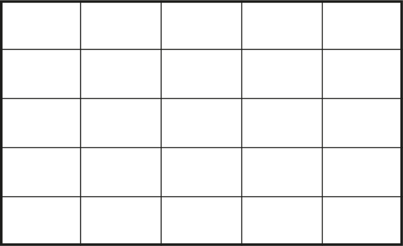 Faltplan Concept-Card Large 100 × 72 mm Karton-Umschlag, Faltplan 50 Kacheln (460 × 320 mm)