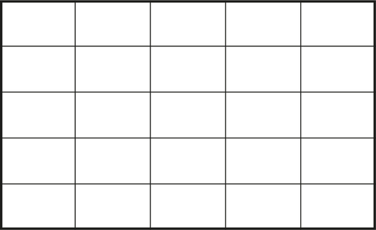 Faltplan Concept-Card Large 100 × 72 mm Karton-Umschlag, Faltplan 50 Kacheln (460 × 320 mm)