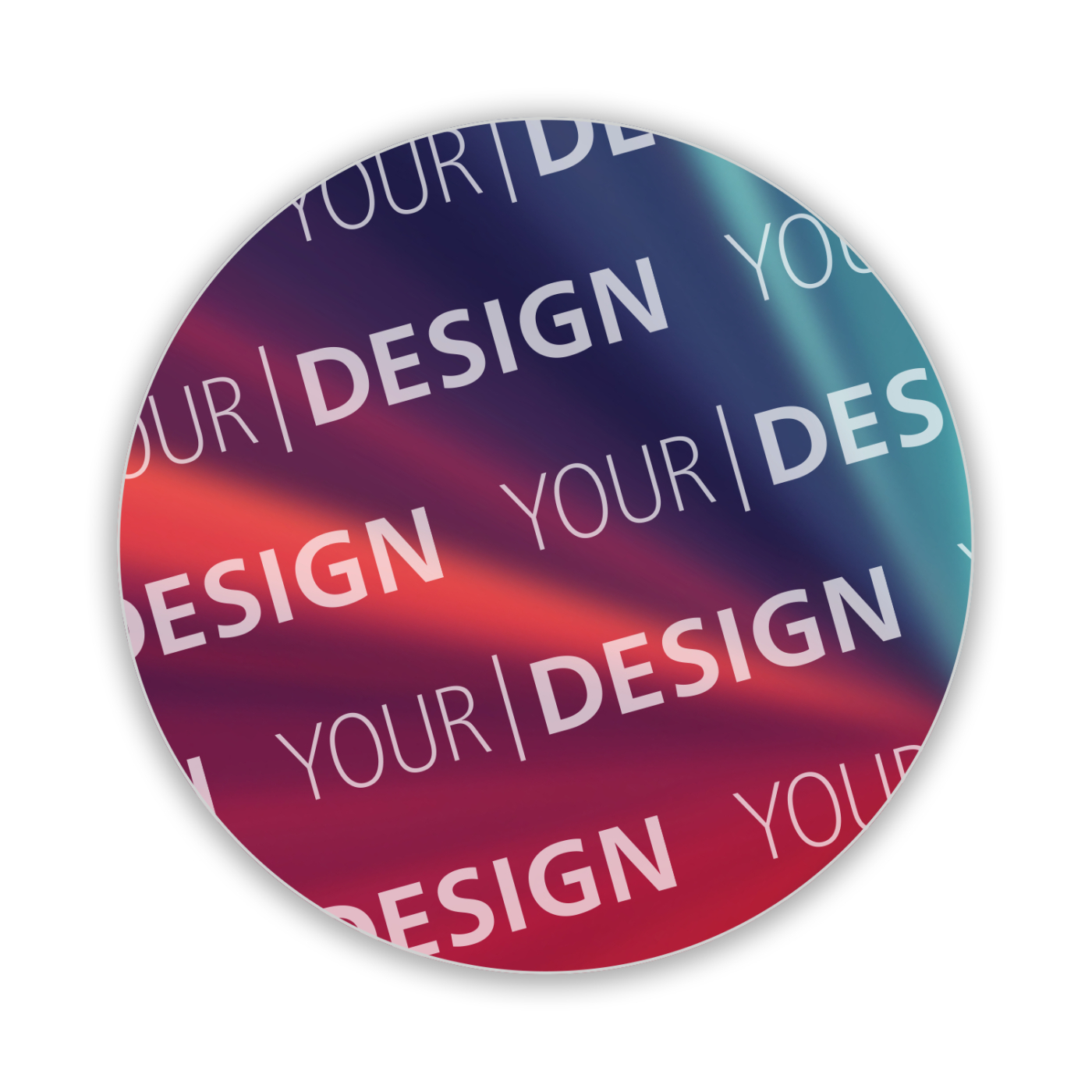 Bierdeckel beidseitig individuell gestaltbar, Form rund (Ø 100 mm)