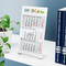 Tischkalender Desktop 3 Color Bestseller, 1 Jahr, weiß