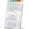 Tischkalender Desktop 3, Jahres-Kalendarium Steel Bestseller