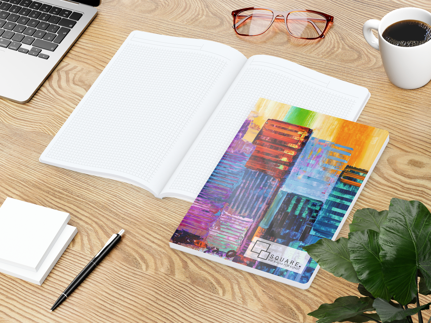 Notizbuch Flexx-Book Bestseller, A4, Polychrome gloss-individuell