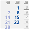 3-Monatskalender Logic 3 Post Bestseller (Einblatt)