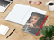 Notizbuch Match-Book White Bestseller, A4, Cover-Star, matt-individuell, rot