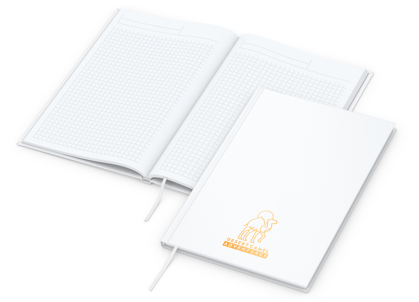 Notizbuch Memo-Book Bestseller, A5, matt-weiß
